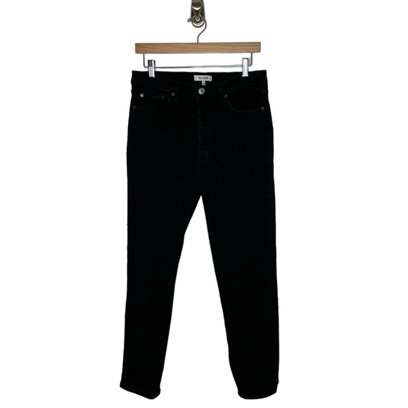 REDONE | 90S HIGH RISE ANKLE CROP in Black 30 - Picture 2 of 9